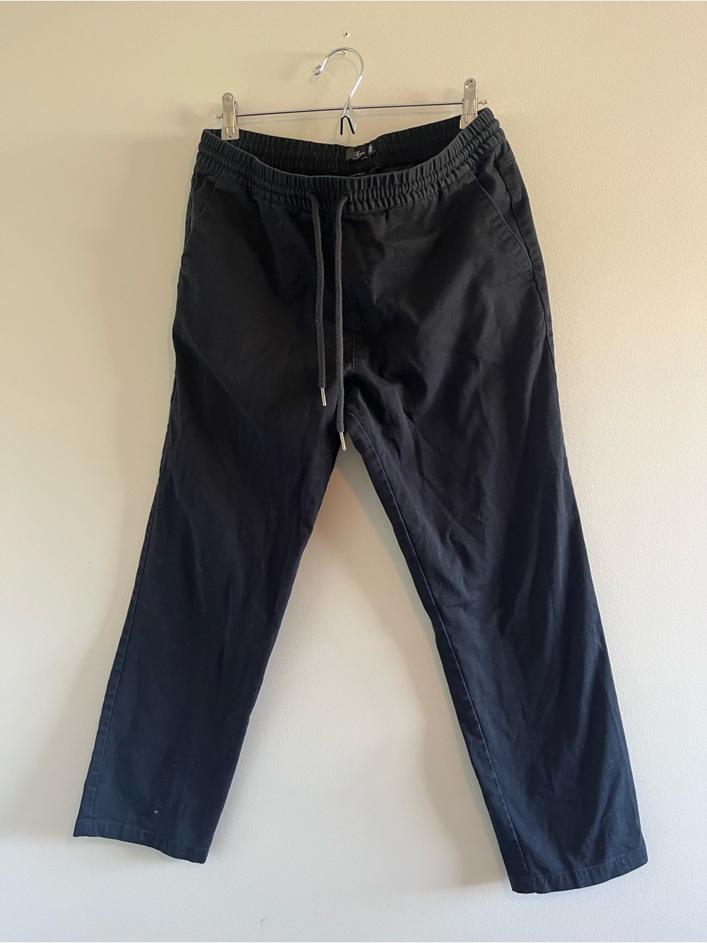 Volcom Black Drawstring Casual Pants